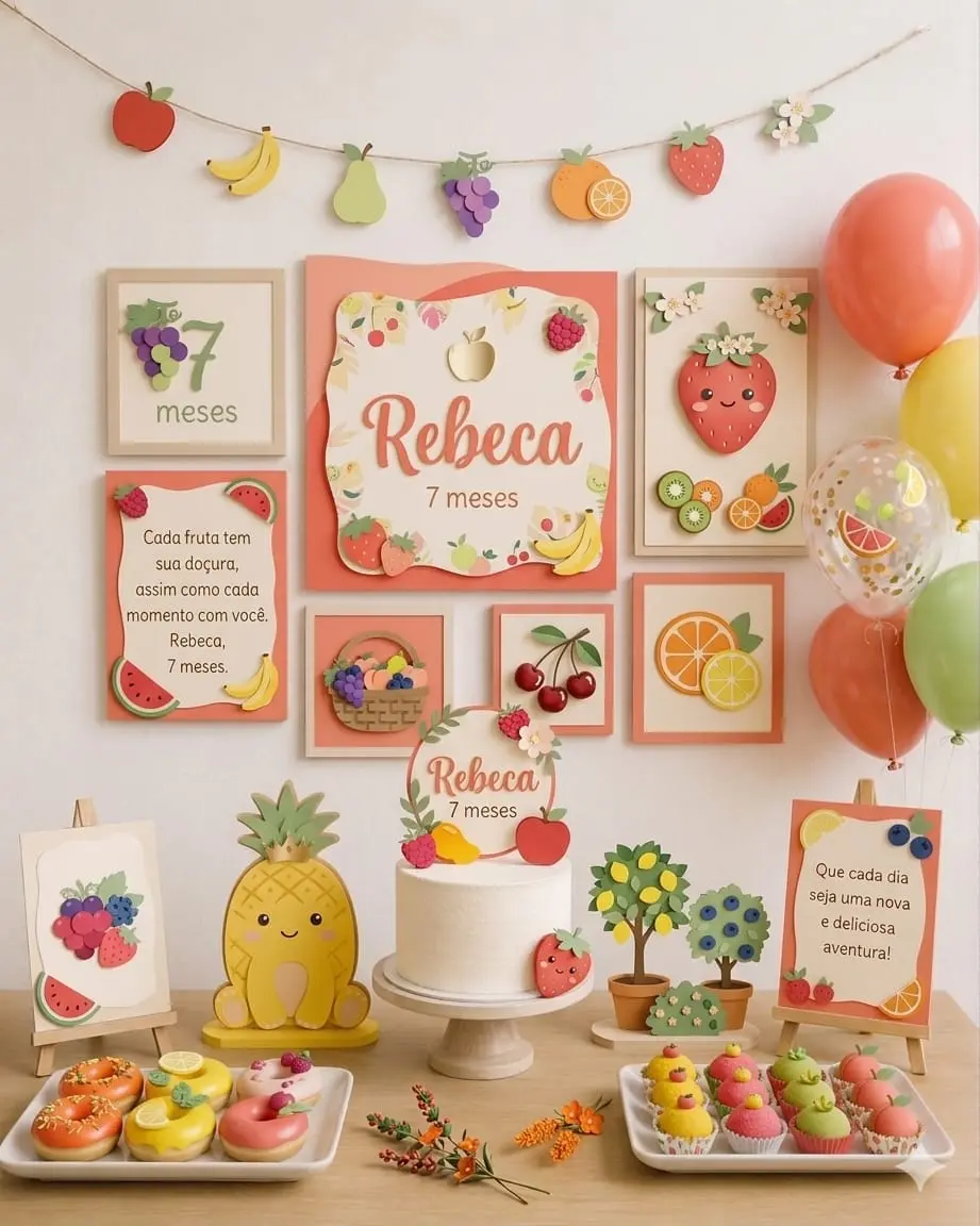 Festa Rebeca — Tema Frutinhas